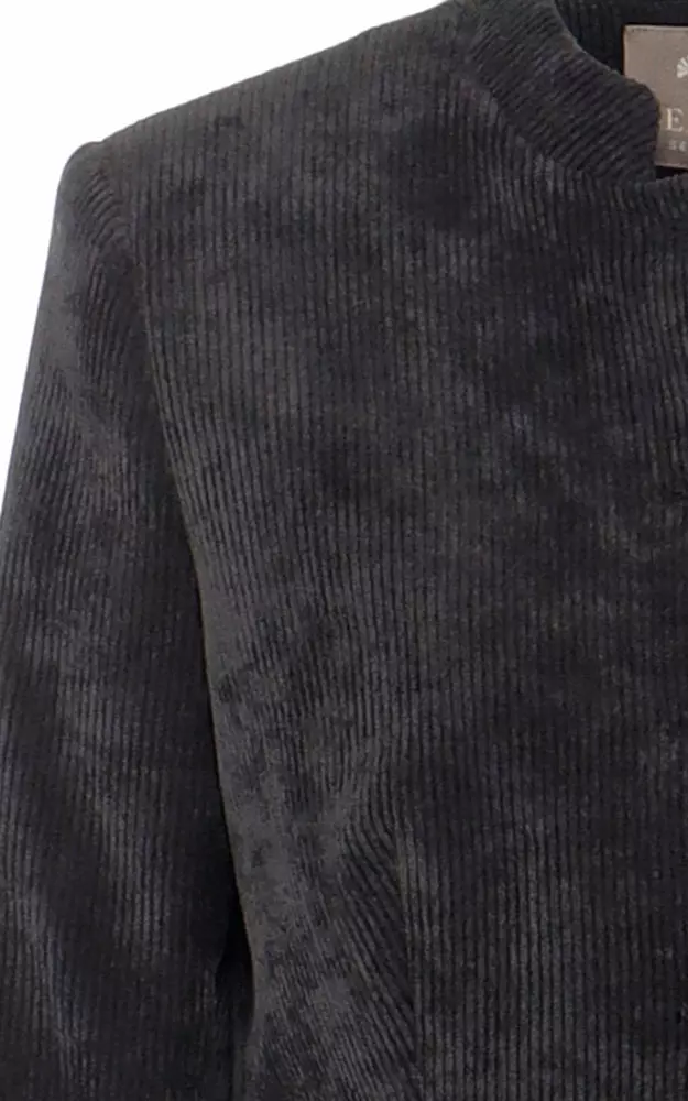 Jacke Cord 95251, schwarz